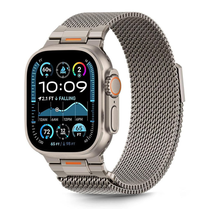 Гривна Tech-Protect Milano Vanguard за Apple Watch (44 / 45 / 46 / 49 мм) - Титан