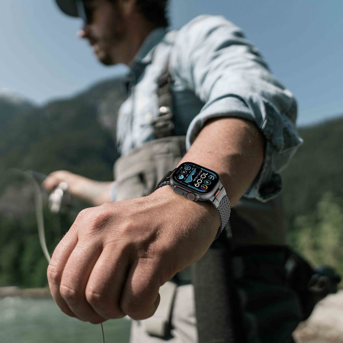Гривна Tech-Protect Milano Vanguard за Apple Watch (44 / 45 / 46 / 49 мм) - Черна