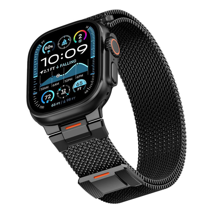 Гривна Tech-Protect Milano Vanguard за Apple Watch (44 / 45 / 46 / 49 мм) - Черна