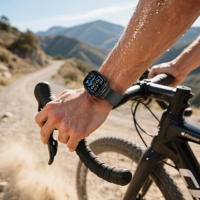 Гривна Tech-Protect Milano Vanguard за Apple Watch (44 / 45 / 46 / 49 мм) - Черна