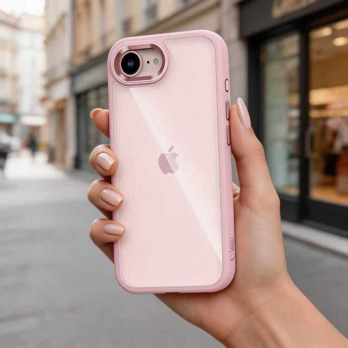 Кейс Tech-Protect Magmat за iPhone 16e / 17e - прозрачен розов