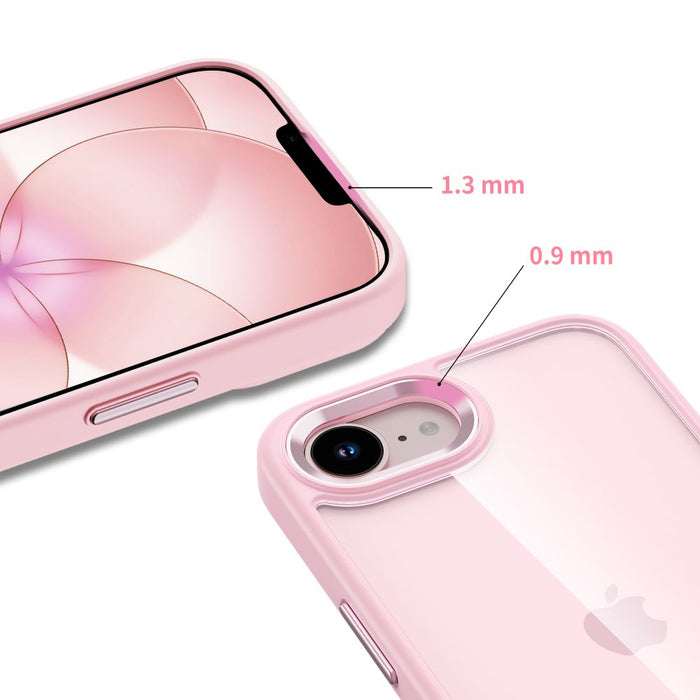Кейс Tech-Protect Magmat за iPhone 16e / 17e - прозрачен розов