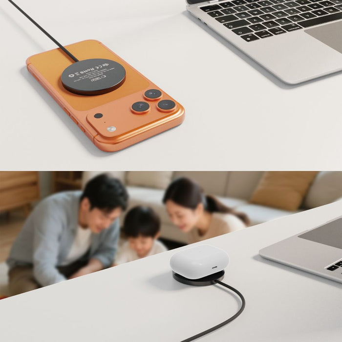 Безжично зарядно Tech-Protect A50 MagSafe 25W QI2.2 - черно