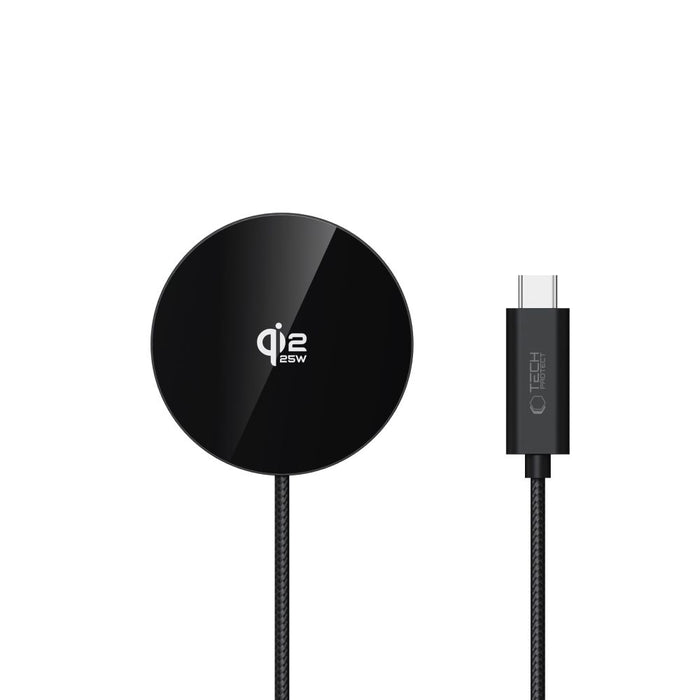 Безжично зарядно Tech-Protect A50 MagSafe 25W QI2.2 - черно