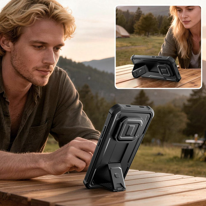 Tech-Protect Kevlar Cam+ комплект от 2 калъфа за Xiaomi Redmi Note 15 Pro 5G - черен