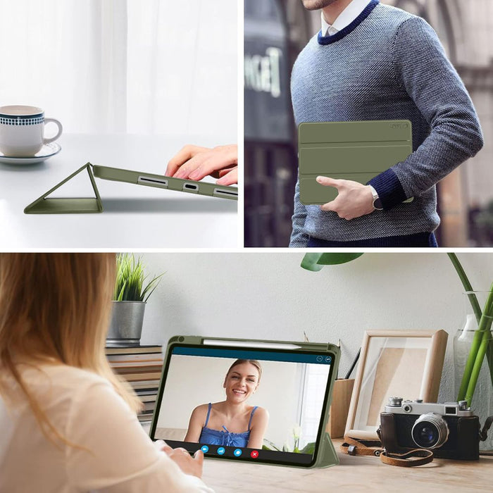 Калъф за писалка Tech-Protect SmartCase за Xiaomi Pad 11.2" - маслиненозелен