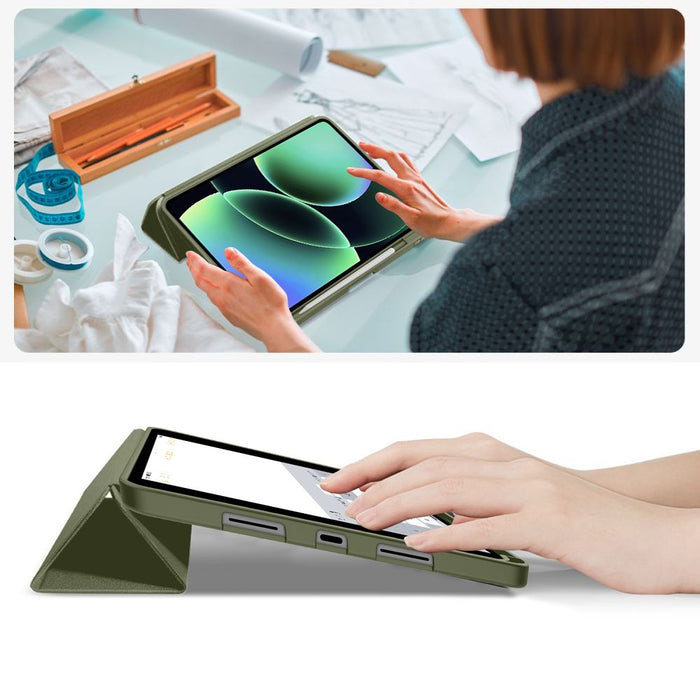 Калъф за писалка Tech-Protect SmartCase за Xiaomi Pad 11.2" - маслиненозелен