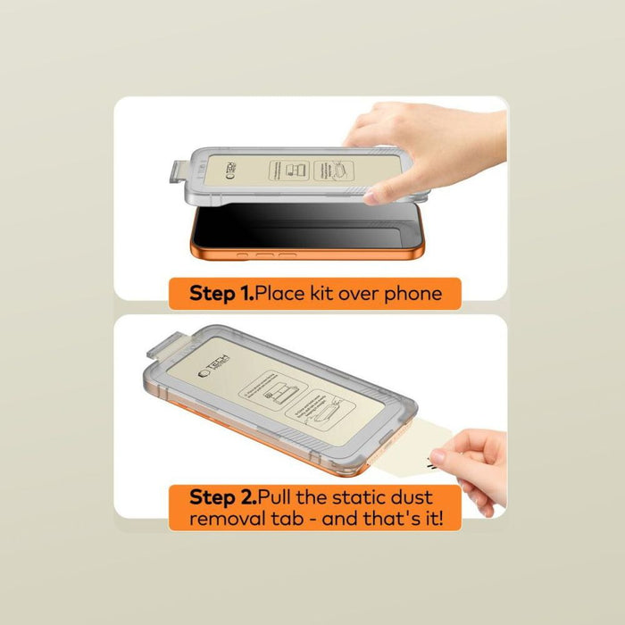 Tech-Protect Quick Set+ 2 броя закалено стъкло за Samsung Galaxy S26+ - черно