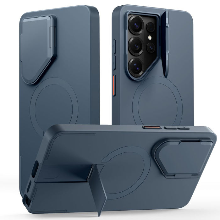 Кейс Tech-Protect Kevlar Aura MagSafe за Samsung Galaxy S26 Ultra - тъмносин