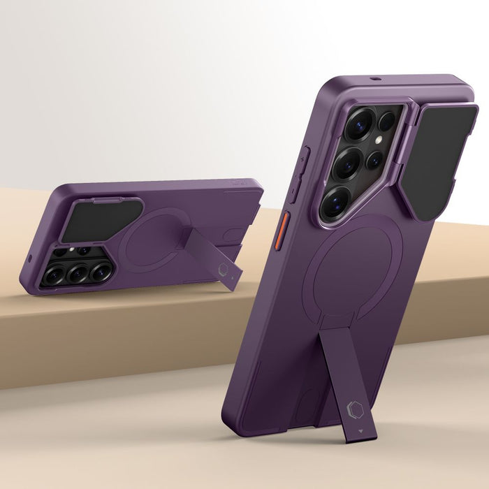 Кейс Tech-Protect Kevlar Aura MagSafe за Samsung Galaxy S26 Ultra - лилав