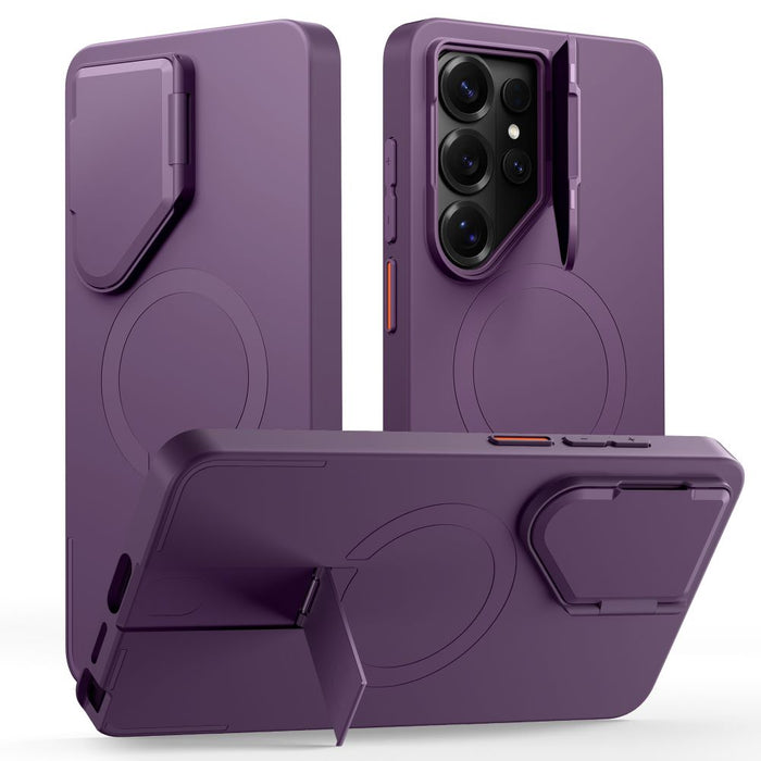 Кейс Tech-Protect Kevlar Aura MagSafe за Samsung Galaxy S26 Ultra - лилав