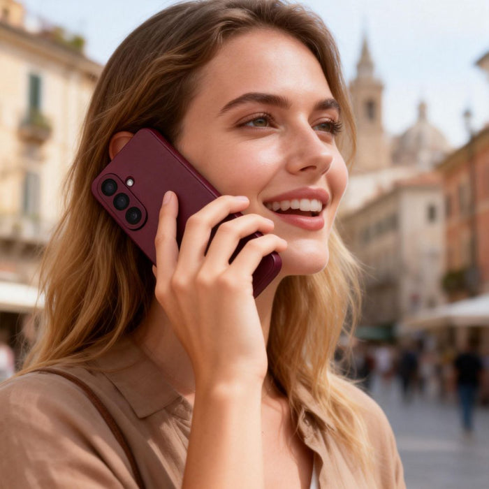 Tech-Protect Smart Portfast Case за Samsung Galaxy A57 5G - бордо