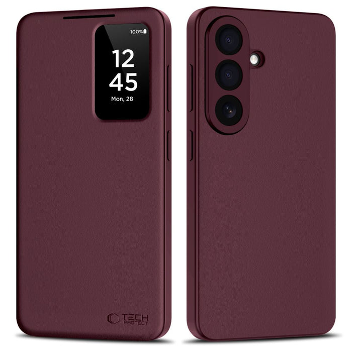 Tech-Protect Smart Portfast Case за Samsung Galaxy A57 5G - бордо