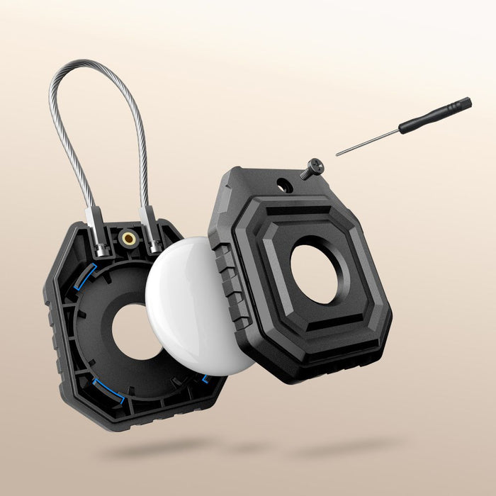 Кейс Tech-Protect Kevlar Seal за Apple AirTag 1/2 - черен