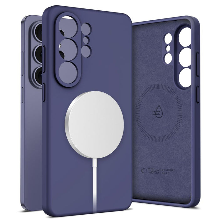 Силиконов калъф Tech-Protect MagSafe за Samsung Galaxy S26 Ultra - лилав