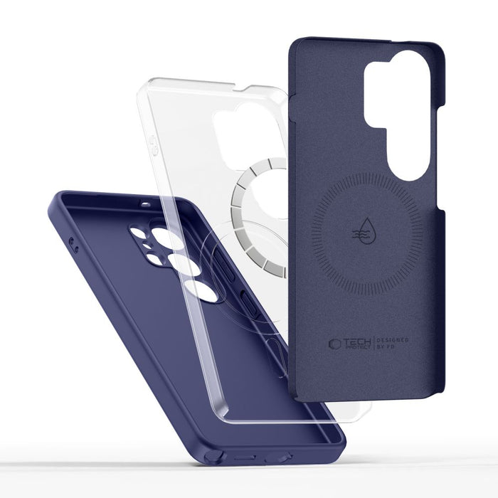 Силиконов калъф Tech-Protect MagSafe за Samsung Galaxy S26 Ultra - лилав