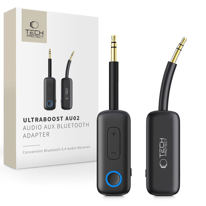 Tech-Protect Ultraboost AU02 Bluetooth 5.4 аудио адаптер - черен
