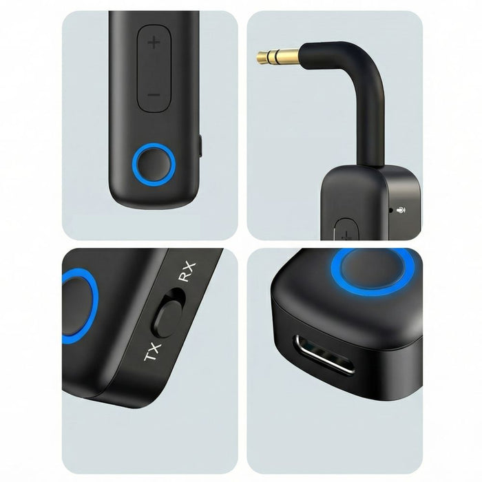 Tech-Protect Ultraboost AU02 Bluetooth 5.4 аудио адаптер - черен