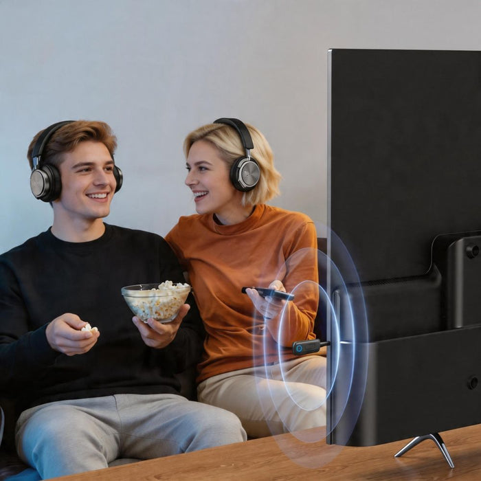 Tech-Protect Ultraboost AU02 Bluetooth 5.4 аудио адаптер - черен