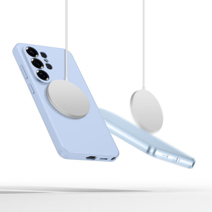 Силиконов калъф Tech-Protect MagSafe за Samsung Galaxy S26 Ultra - син