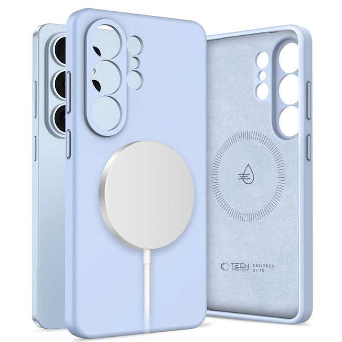 Силиконов калъф Tech-Protect MagSafe за Samsung Galaxy S26 Ultra - син