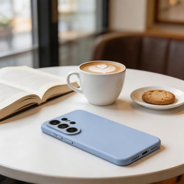 Силиконов калъф Tech-Protect MagSafe за Samsung Galaxy S26 Ultra - син