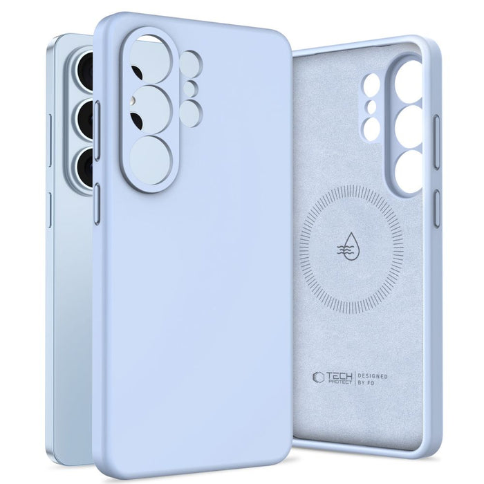 Силиконов калъф Tech-Protect MagSafe за Samsung Galaxy S26 Ultra - син