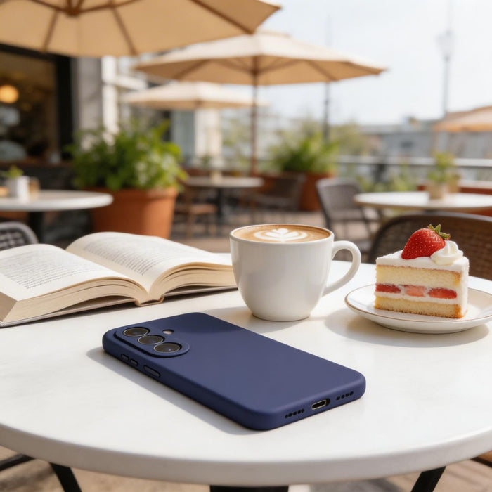 Силиконов калъф Tech-Protect MagSafe за Samsung Galaxy S26 - лилав