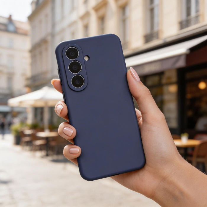 Силиконов калъф Tech-Protect MagSafe за Samsung Galaxy S26 - лилав