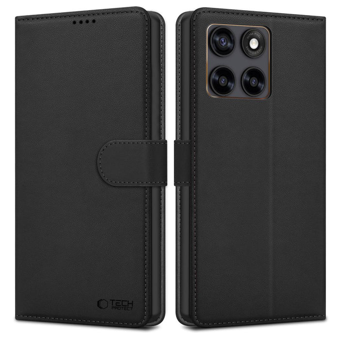 Калъф-портфейл Tech-Protect за Motorola Edge 70 Fusion / Fusion + 5G - черен