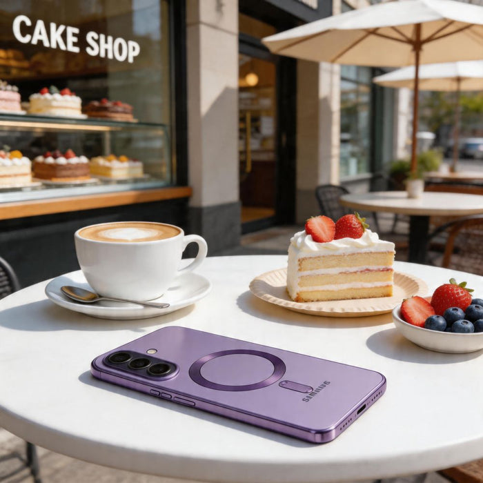 Кейс Tech-Protect MagFlex MagSafe за Samsung Galaxy A37 5G - прозрачен, лилав