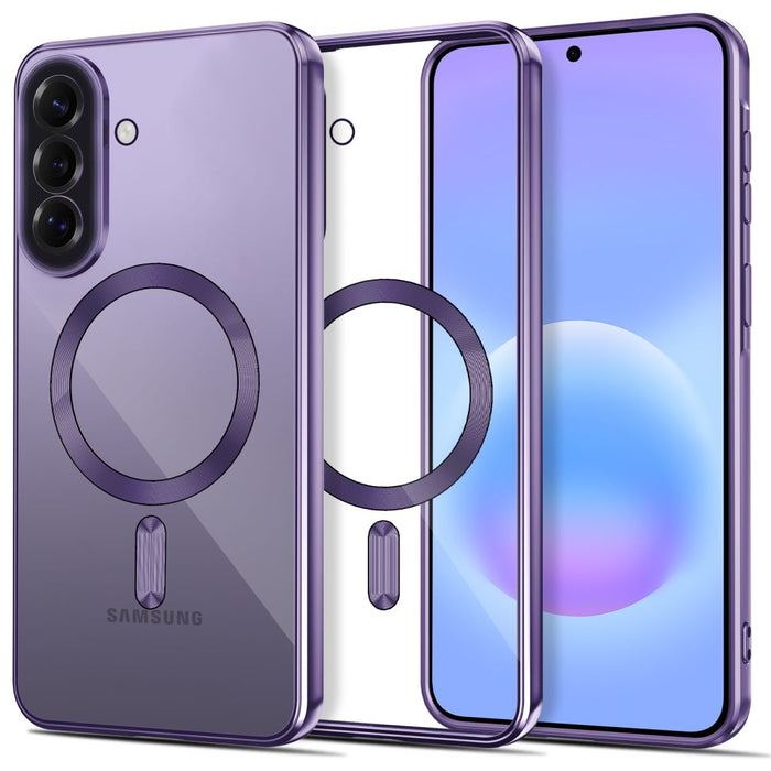 Кейс Tech-Protect MagFlex MagSafe за Samsung Galaxy A37 5G - прозрачен, лилав