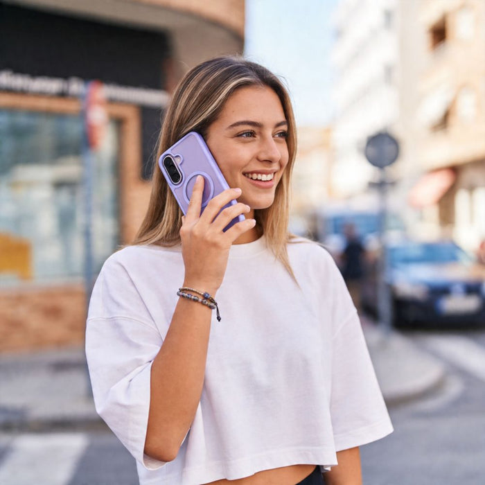 Кейс Tech-Protect Magmat MagSafe за Samsung Galaxy A57 5G - матово лилав
