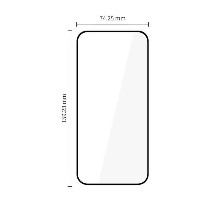 Tech-Protect Glass Fit+ 2 броя закалено стъкло за Motorola Moto G67 / G77 - черно