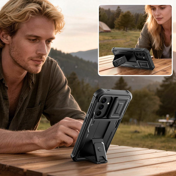 Tech-Protect Kevlar Cam+ 2-Set калъфа за Samsung Galaxy A57 5G - черен