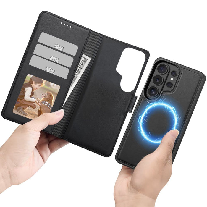 Калъф Tech-Protect Wallet MagSafe за Samsung Galaxy S26 Ultra - матово черен