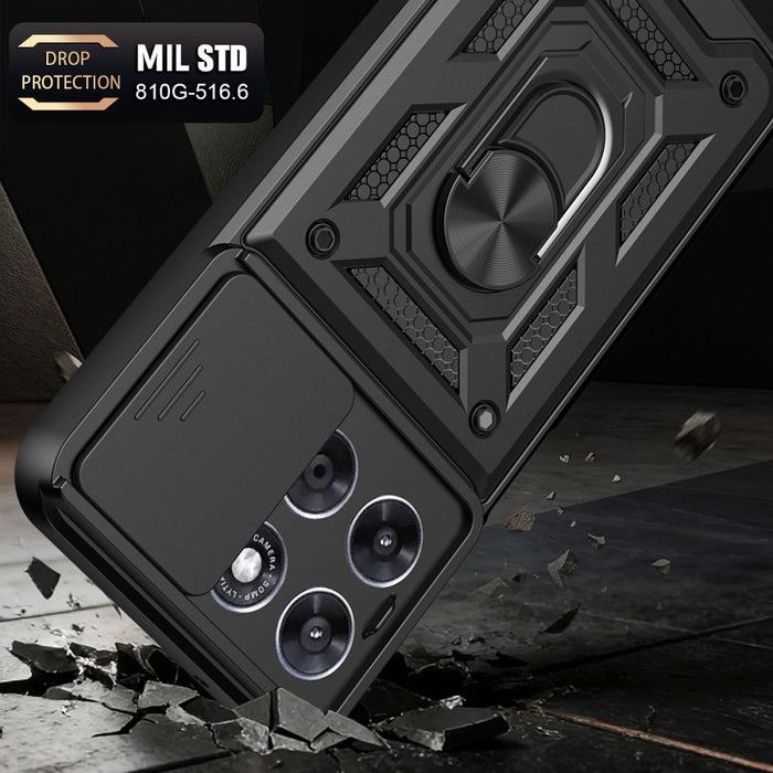 Калъф Tech-Protect CamShield Pro за Motorola Moto G67 / G77 - черен