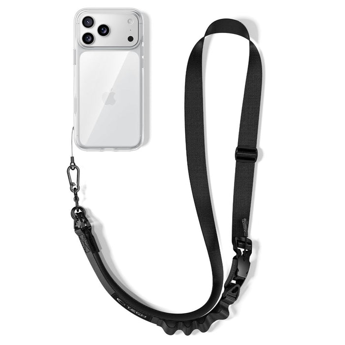 Връзка за телефон Tech-Protect C9S Rope Crossbody - Черна
