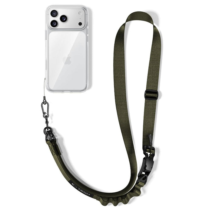 Връзка за телефон Tech-Protect C9S Rope Crossbody - зелена