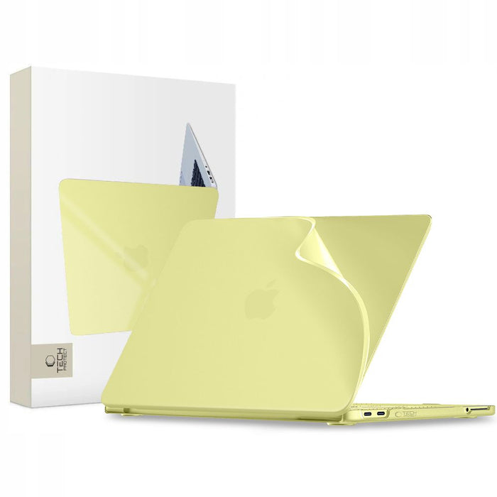 Калъф Tech-Protect Softshell за MacBook Neo 13 2026 - матово жълт