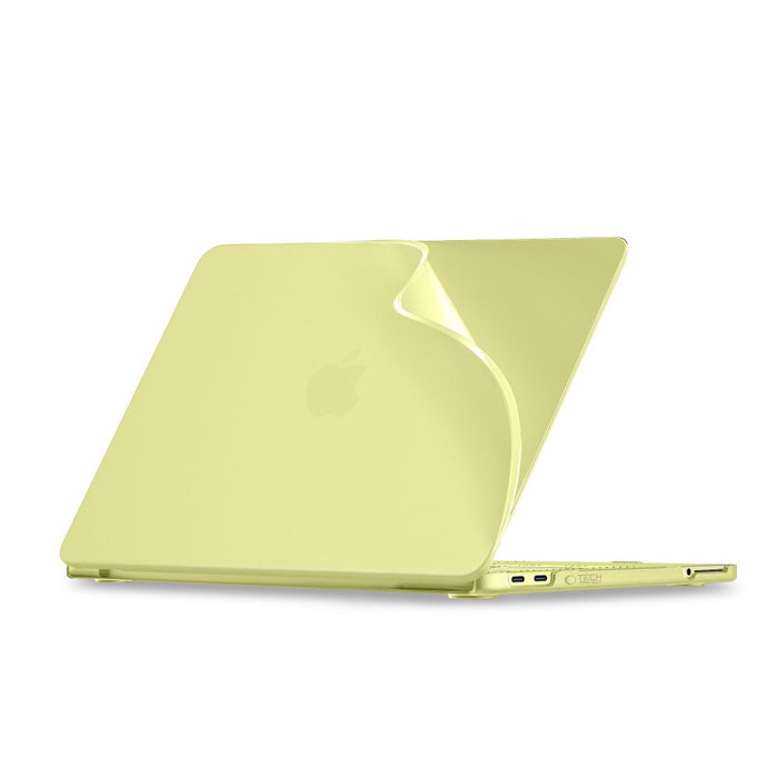 Калъф Tech-Protect Softshell за MacBook Neo 13 2026 - матово жълт