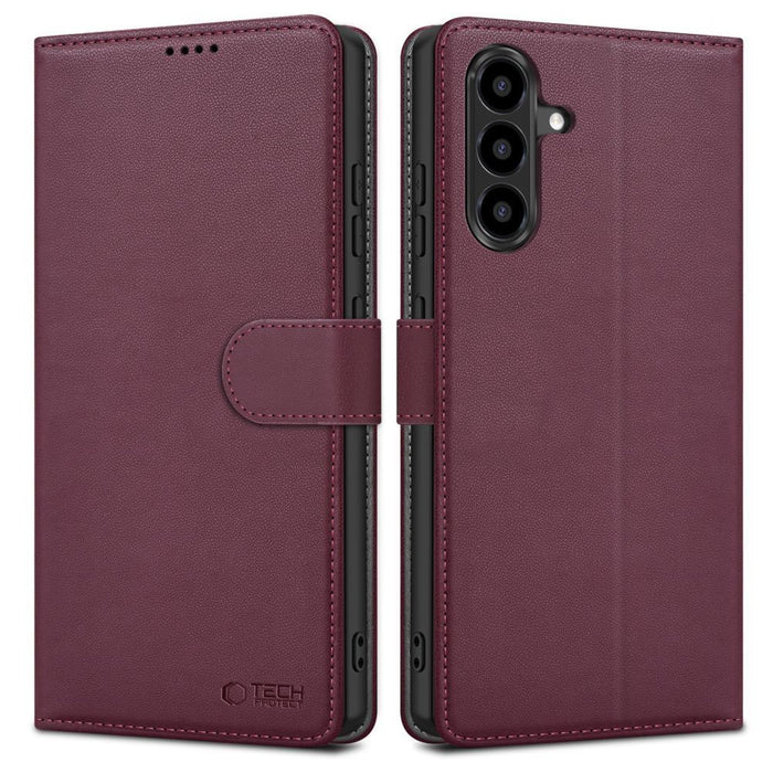 Калъф-портфейл Tech-Protect за Samsung Galaxy A27 5G - бордо