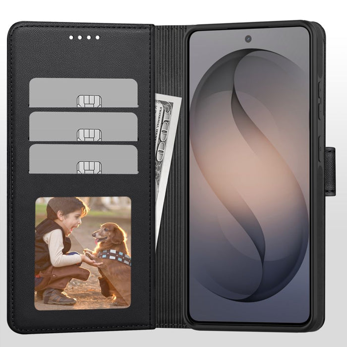 Калъф Tech-Protect Wallet MagSafe за Samsung Galaxy S26 - матово черно