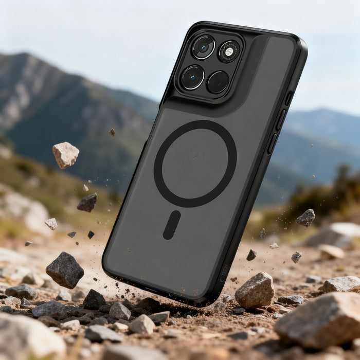 Калъф Tech-Protect Magmat MagSafe за Motorola Moto G57 Power / G67 Power - матово черен
