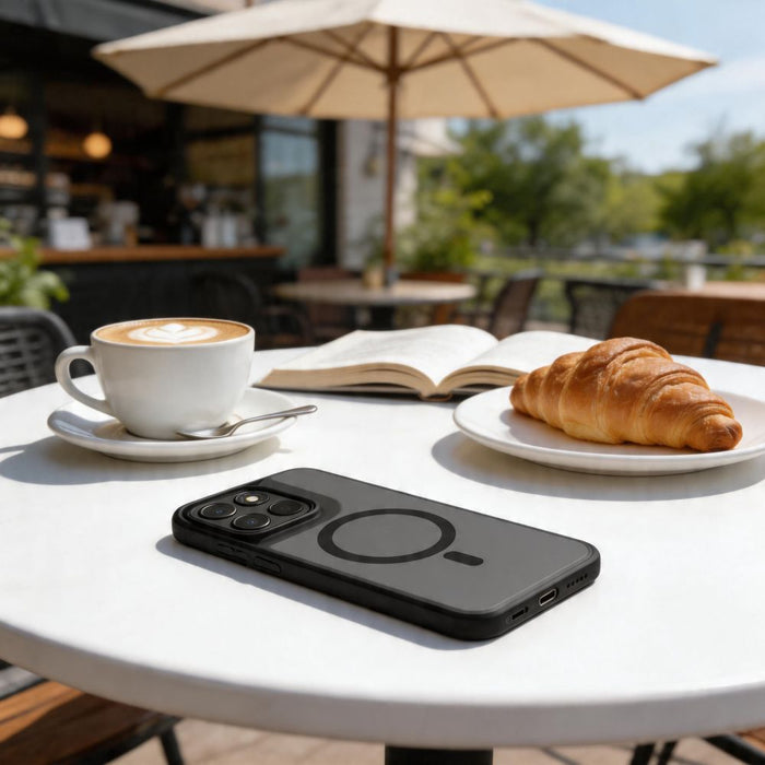 Калъф Tech-Protect Magmat MagSafe за Motorola Moto G57 Power / G67 Power - матово черен