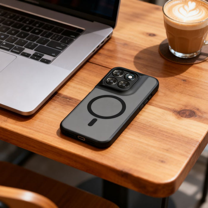 Калъф Tech-Protect Magmat MagSafe за Motorola Moto G67 / G77 - матово черен