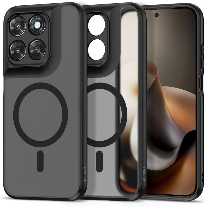 Калъф Tech-Protect Magmat MagSafe за Motorola Moto G67 / G77 - матово черен