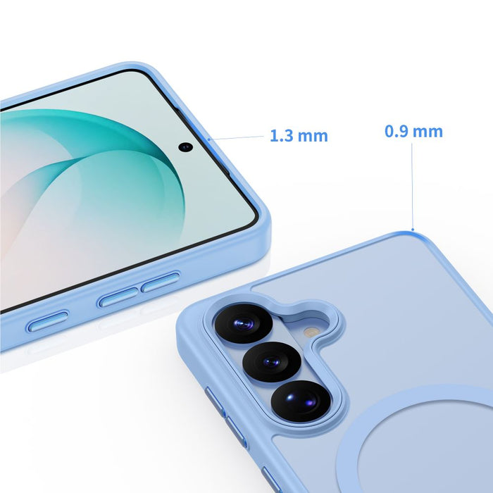 Калъф Tech-Protect Magmat MagSafe за Samsung Galaxy S26 - матово син