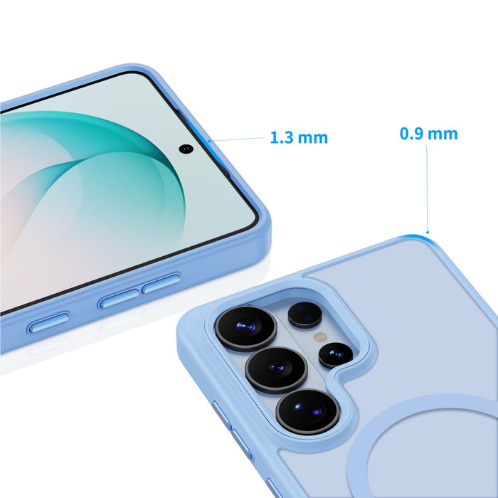 Кейс Tech-Protect Magmat MagSafe за Samsung Galaxy S26 Ultra - матово син