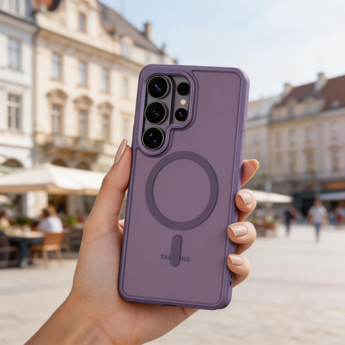Калъф Tech-Protect Magmat MagSafe за Samsung Galaxy S26 Ultra - матово лилав